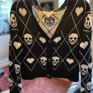 Skull & Heart Cardigan